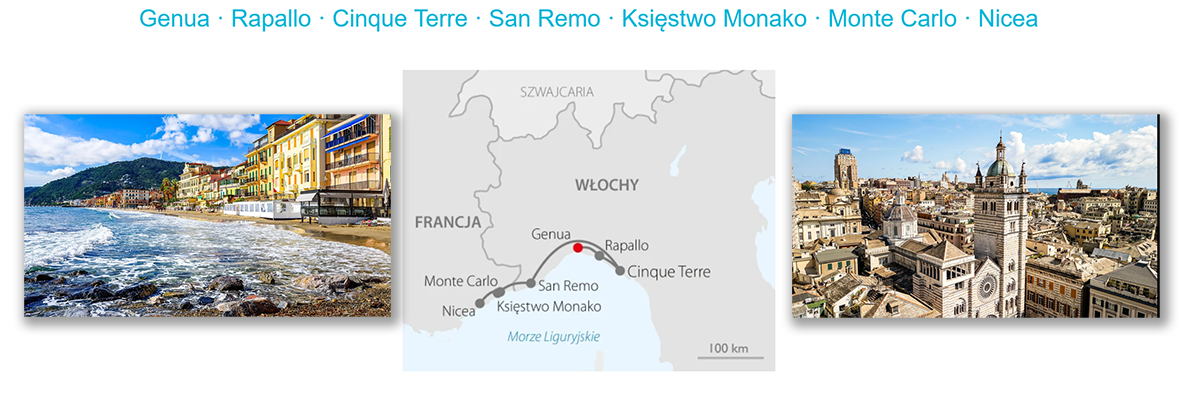 FRANCJA Liguria i Lazurowe Wybrzeże - między włoskim urokiem a francuskim szykiem